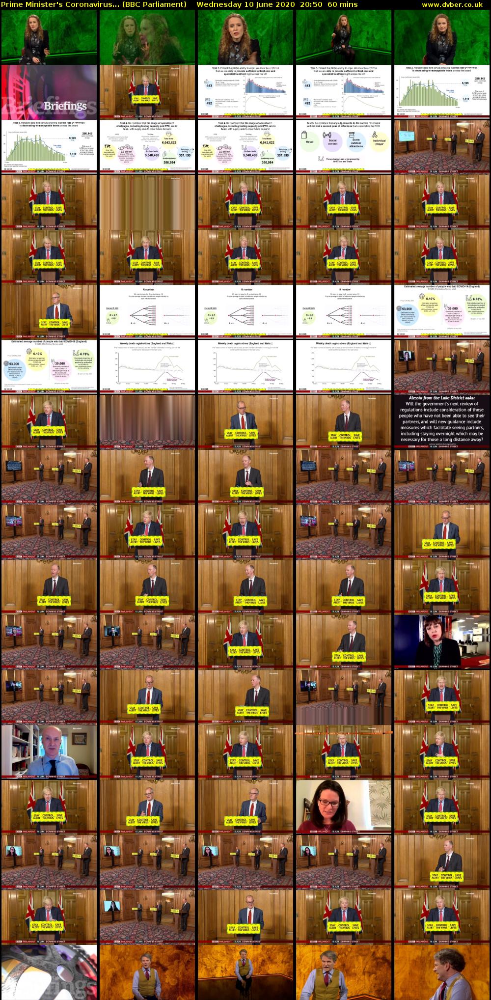 Prime Minister's Coronavirus... (BBC Parliament) Wednesday 10 June 2020 20:50 - 21:50