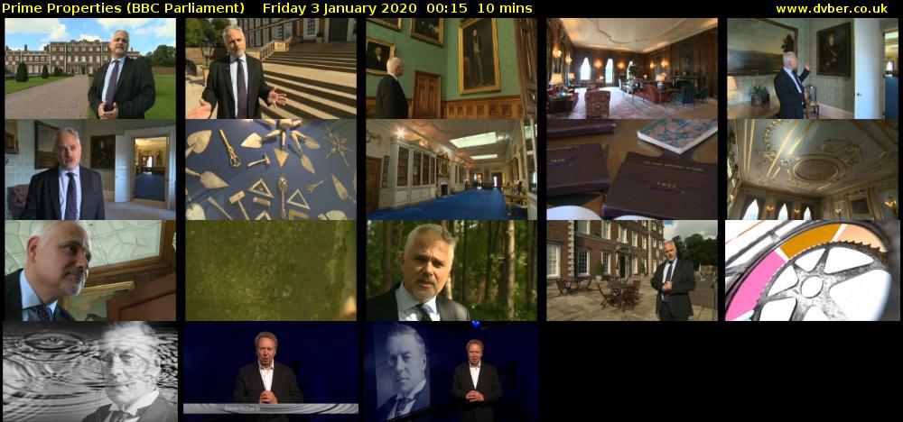 Prime Properties (BBC Parliament) Friday 3 January 2020 00:15 - 00:25