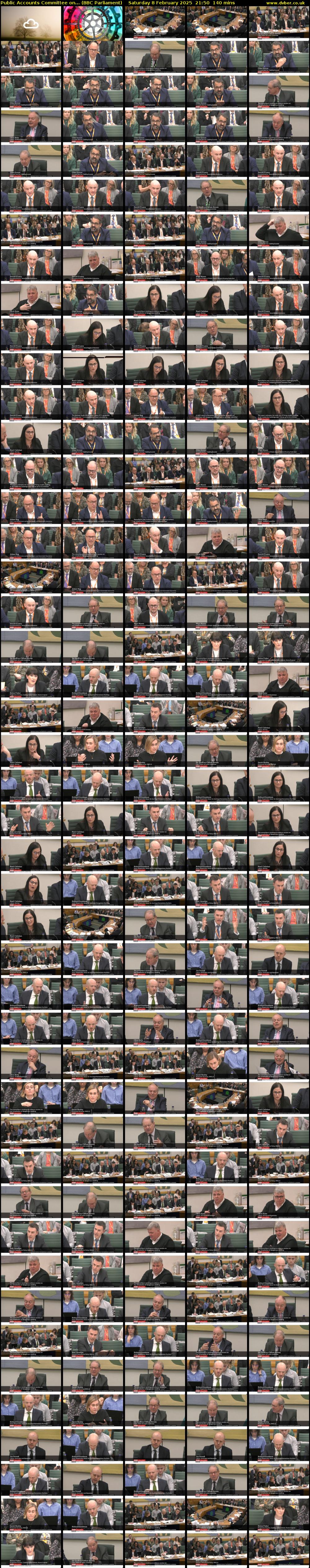 Public Accounts Committee on... (BBC Parliament) Saturday 8 February 2025 21:50 - 00:10