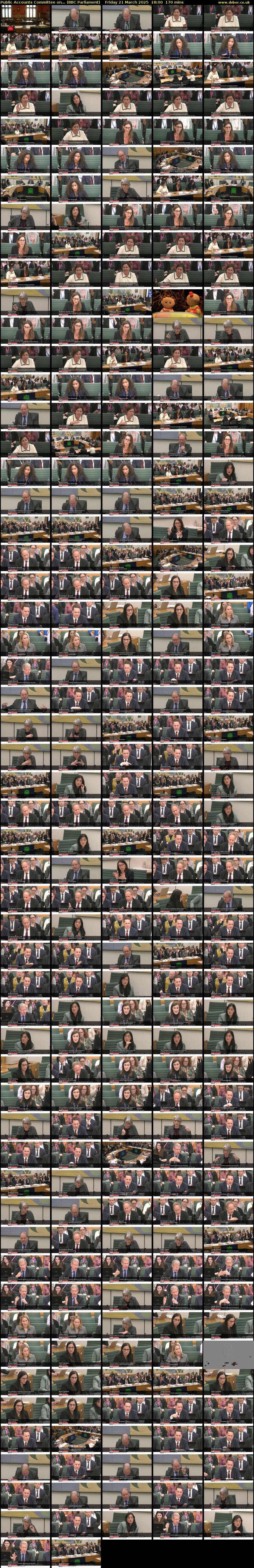 Public Accounts Committee on... (BBC Parliament) Friday 21 March 2025 18:00 - 20:50