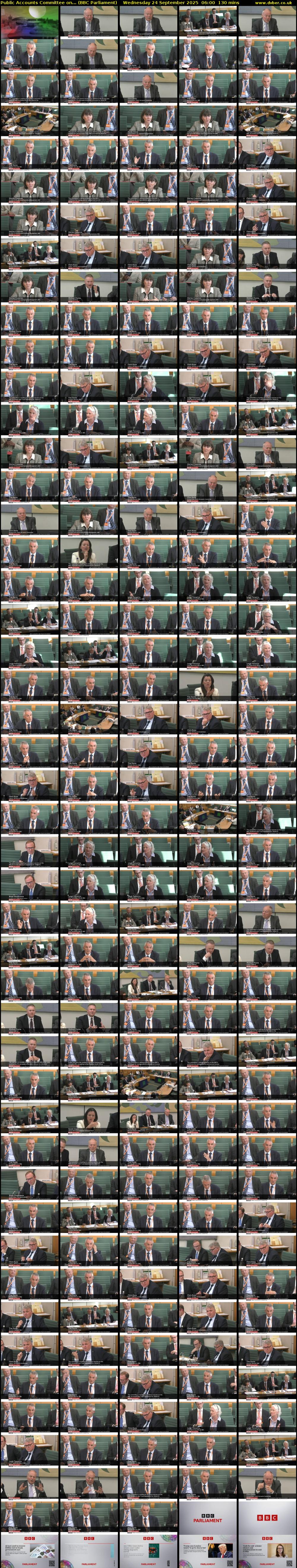 Public Accounts Committee on... (BBC Parliament) Wednesday 24 September 2025 06:00 - 08:10