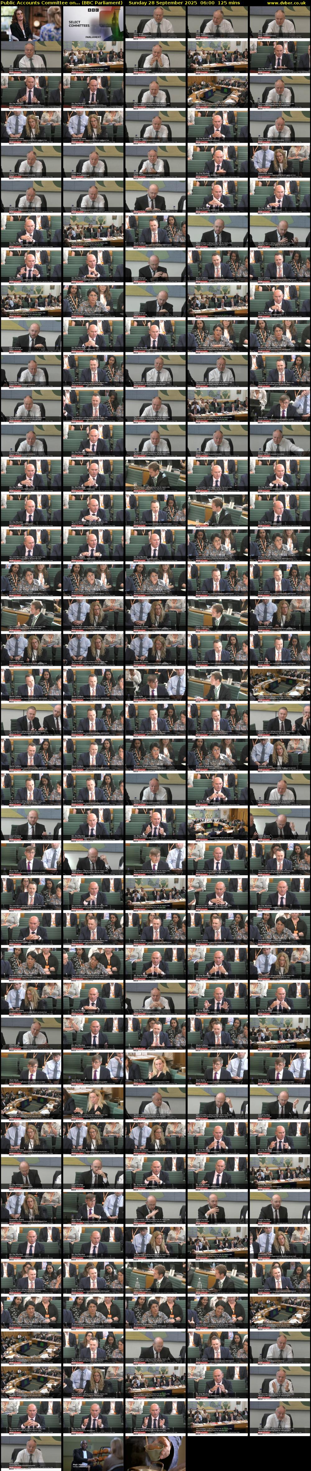 Public Accounts Committee on... (BBC Parliament) Sunday 28 September 2025 06:00 - 08:05