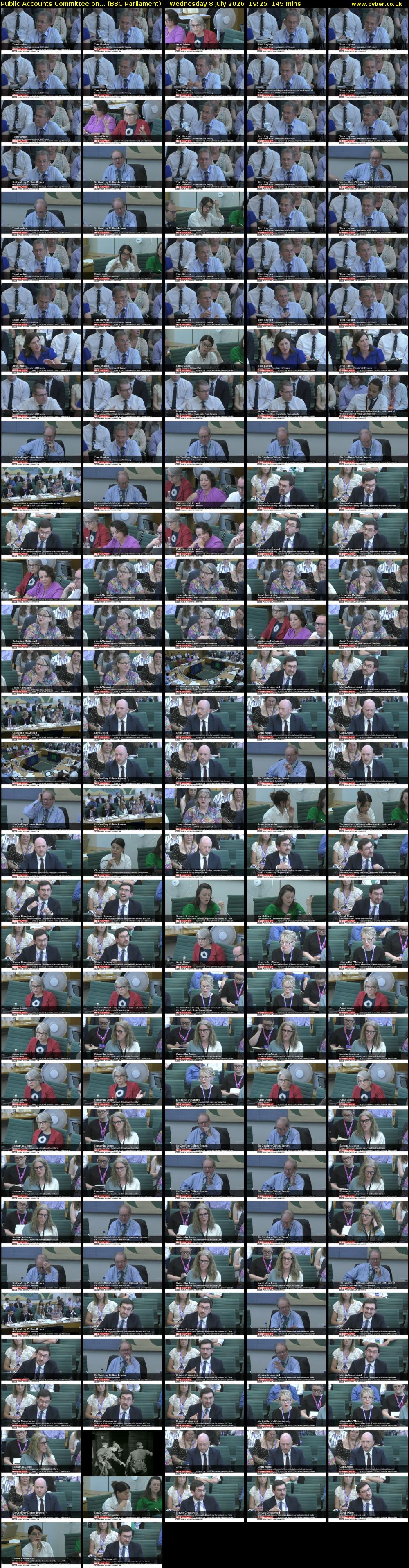 Public Accounts Committee on... (BBC Parliament) Wednesday 8 July 2026 19:25 - 21:50