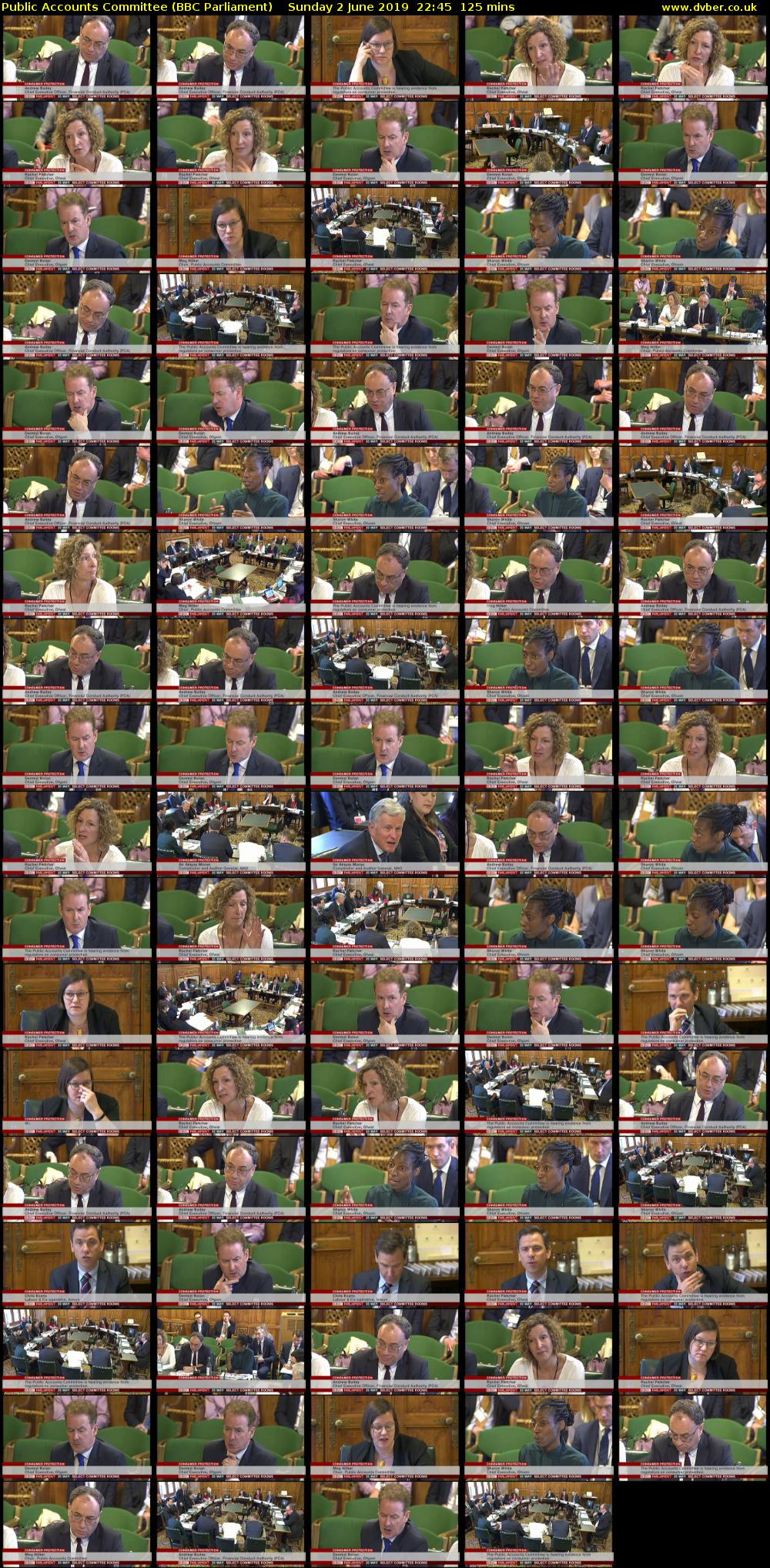 Public Accounts Committee (BBC Parliament) Sunday 2 June 2019 22:45 - 00:50