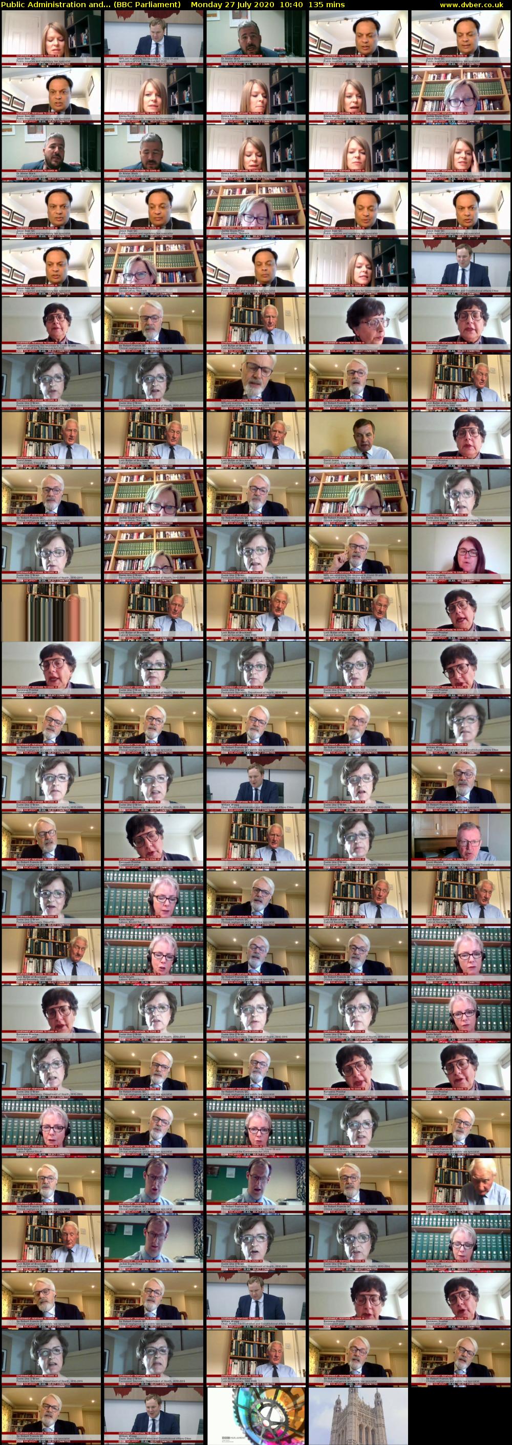 Public Administration and... (BBC Parliament) Monday 27 July 2020 10:40 - 12:55