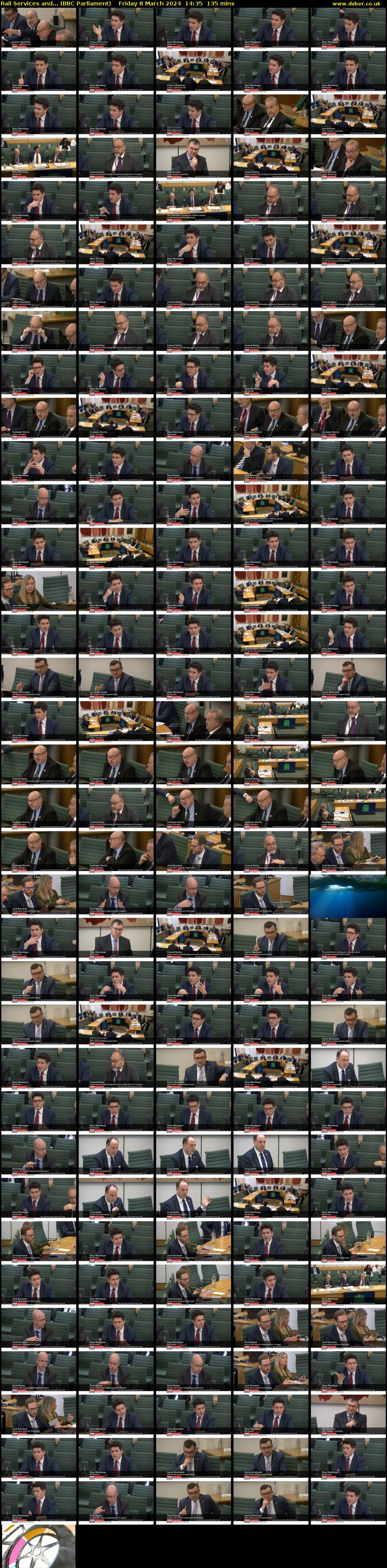 Rail Services and... (BBC Parliament) Friday 8 March 2024 14:35 - 16:50