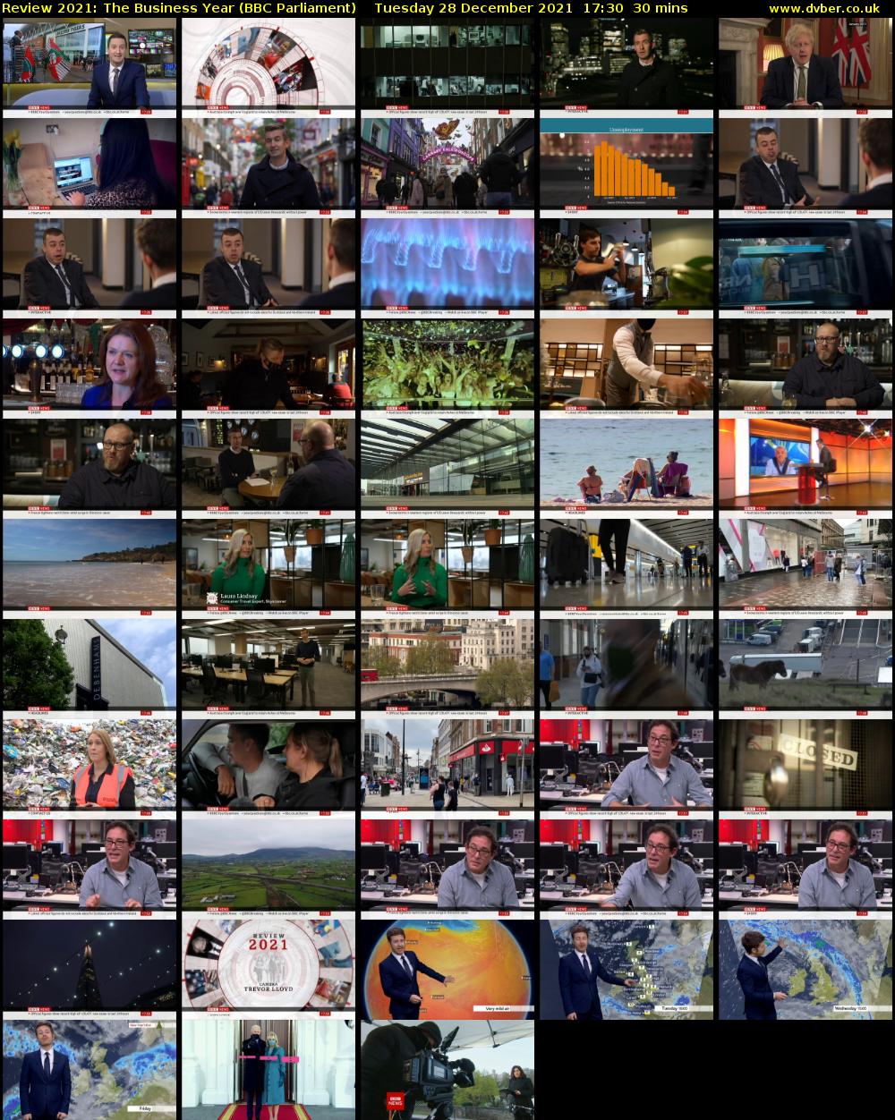 Review 2021: The Business Year (BBC Parliament) Tuesday 28 December 2021 17:30 - 18:00