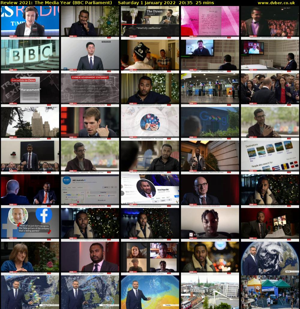 Review 2021: The Media Year (BBC Parliament) Saturday 1 January 2022 20:35 - 21:00