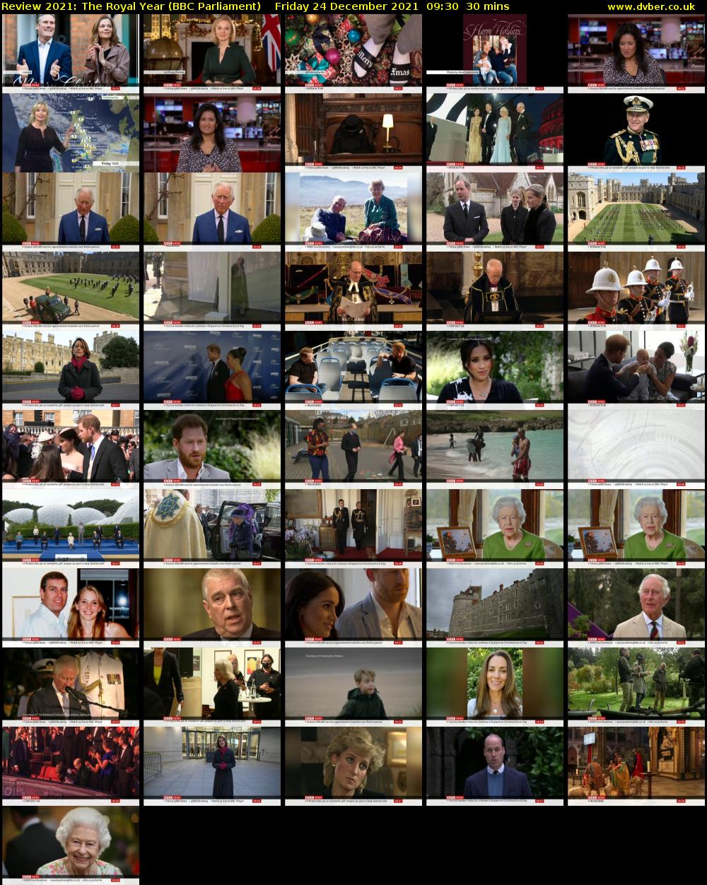 Review 2021: The Royal Year (BBC Parliament) Friday 24 December 2021 09:30 - 10:00