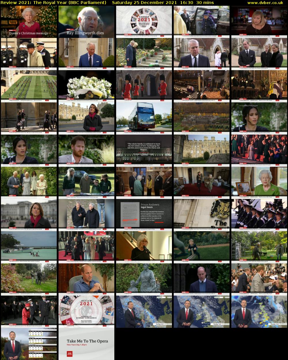 Review 2021: The Royal Year (BBC Parliament) Saturday 25 December 2021 16:30 - 17:00