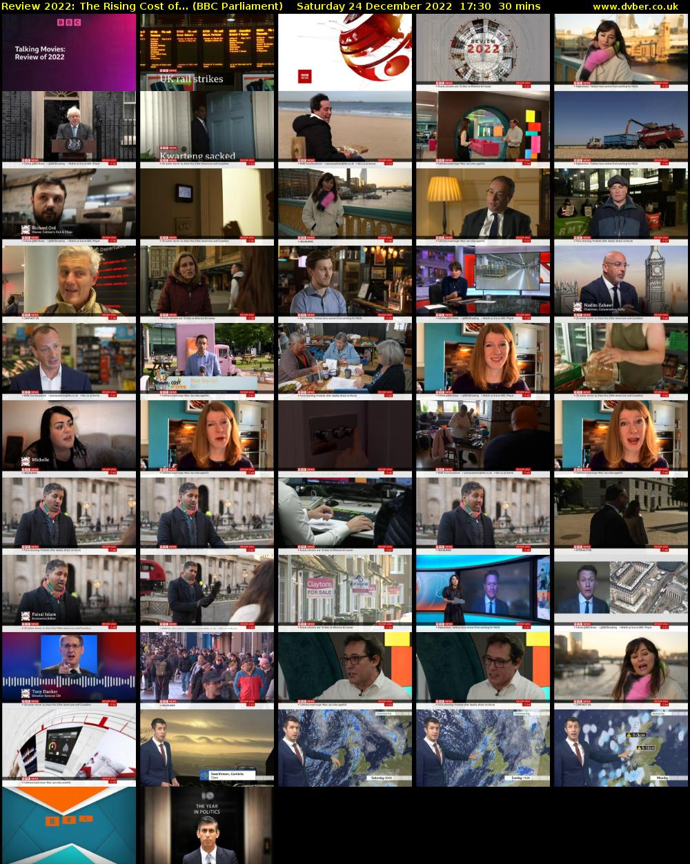 Review 2022: The Rising Cost of... (BBC Parliament) Saturday 24 December 2022 17:30 - 18:00