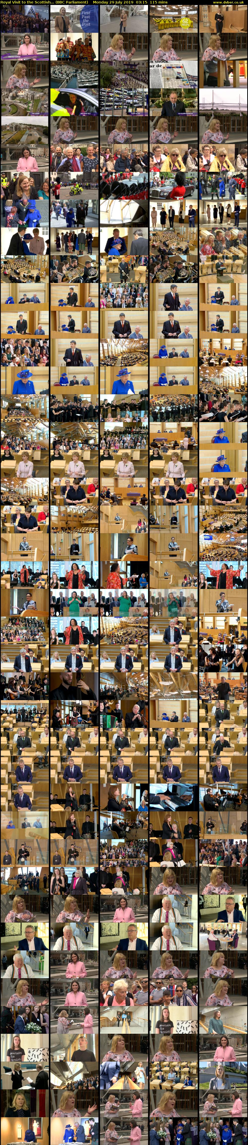Royal Visit to the Scottish... (BBC Parliament) Monday 29 July 2019 03:15 - 05:10