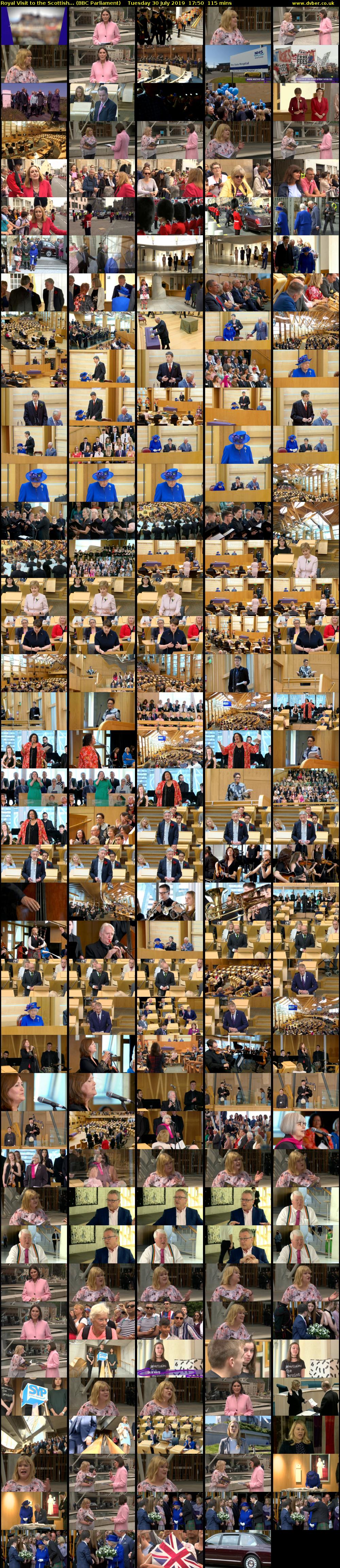 Royal Visit to the Scottish... (BBC Parliament) Tuesday 30 July 2019 17:50 - 19:45