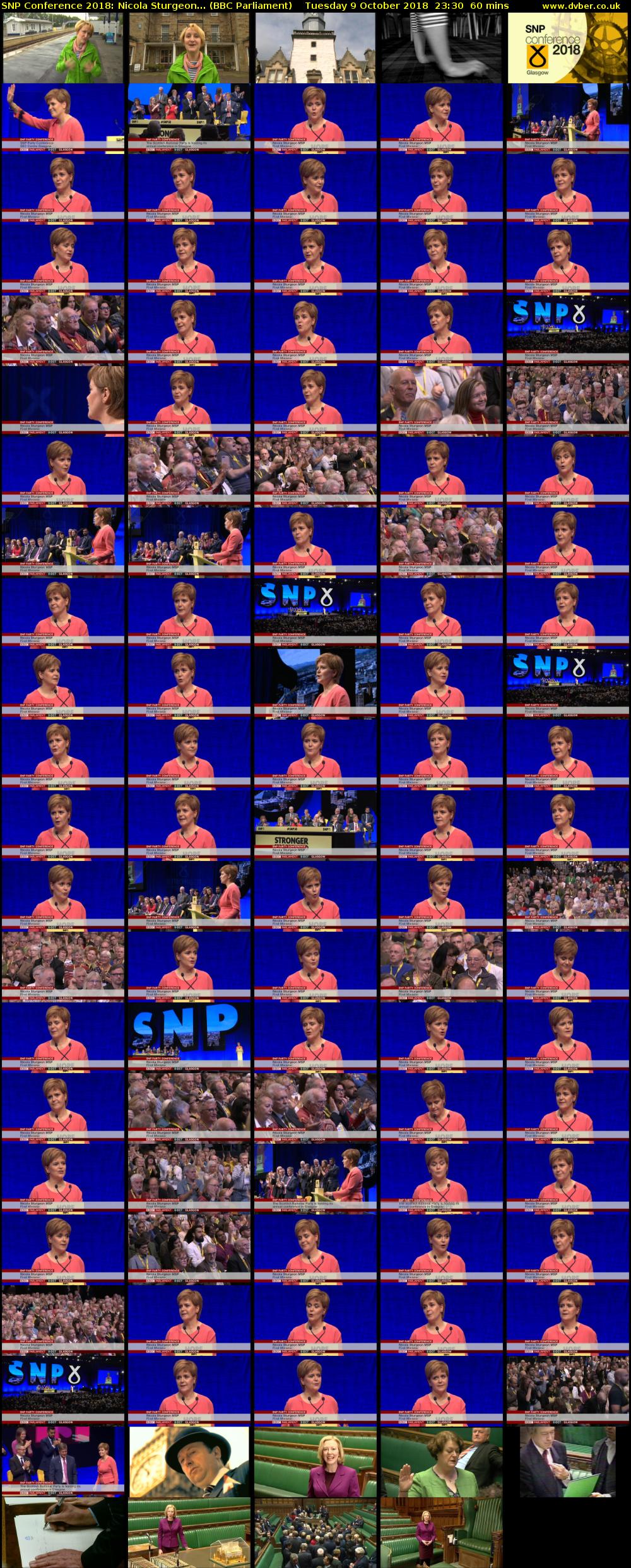 SNP Conference 2018: Nicola Sturgeon... (BBC Parliament) Tuesday 9 October 2018 23:30 - 00:30