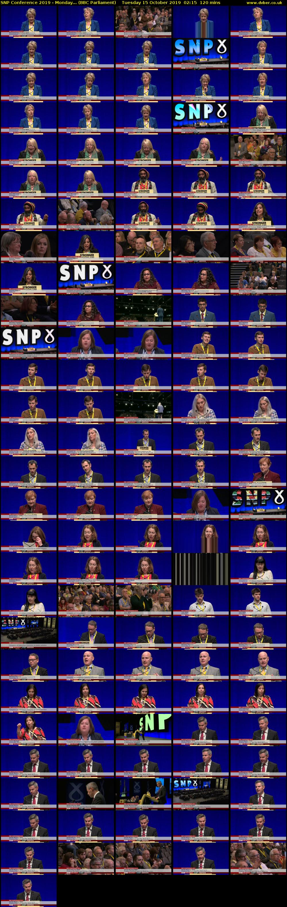 SNP Conference 2019 - Monday... (BBC Parliament) Tuesday 15 October 2019 02:15 - 04:15