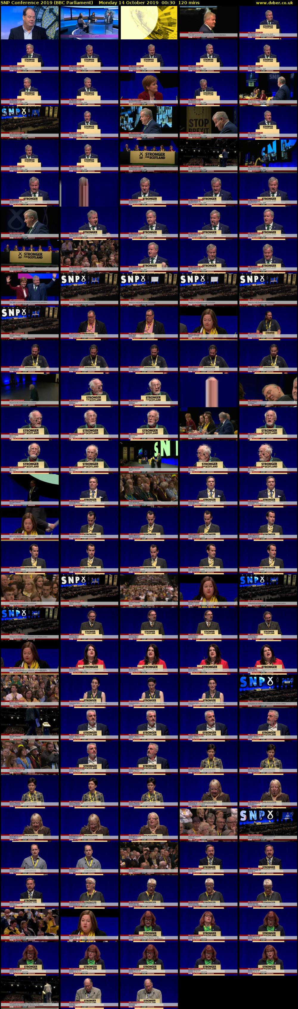 SNP Conference 2019 (BBC Parliament) Monday 14 October 2019 00:30 - 02:30