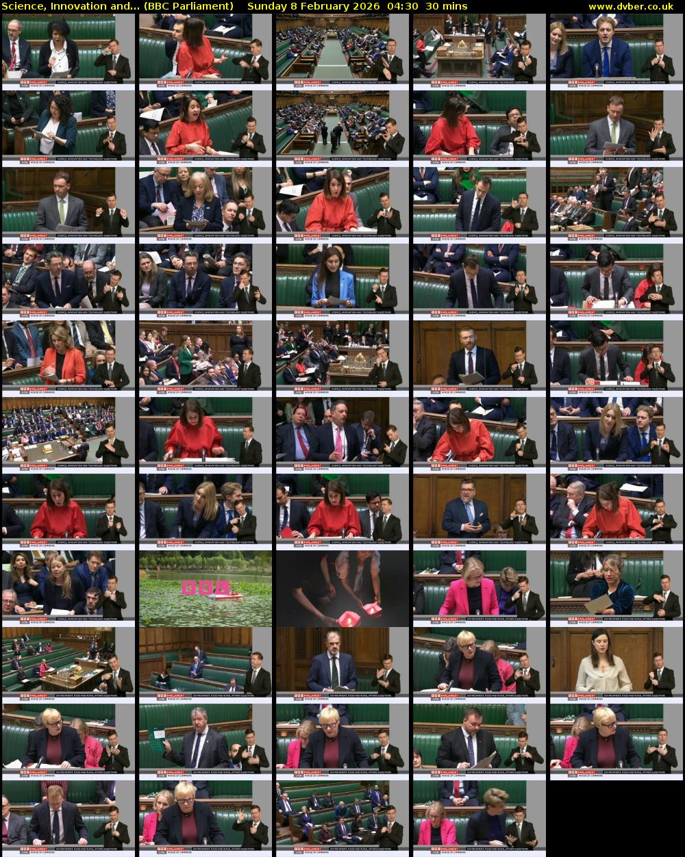 Science, Innovation and... (BBC Parliament) Sunday 8 February 2026 04:30 - 05:00