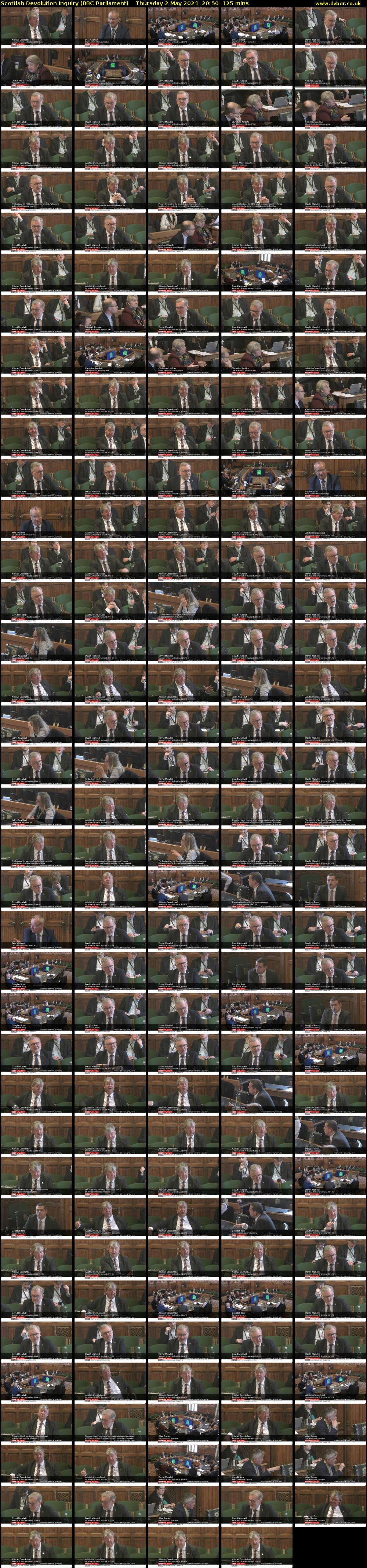 Scottish Devolution Inquiry (BBC Parliament) Thursday 2 May 2024 20:50 - 22:55