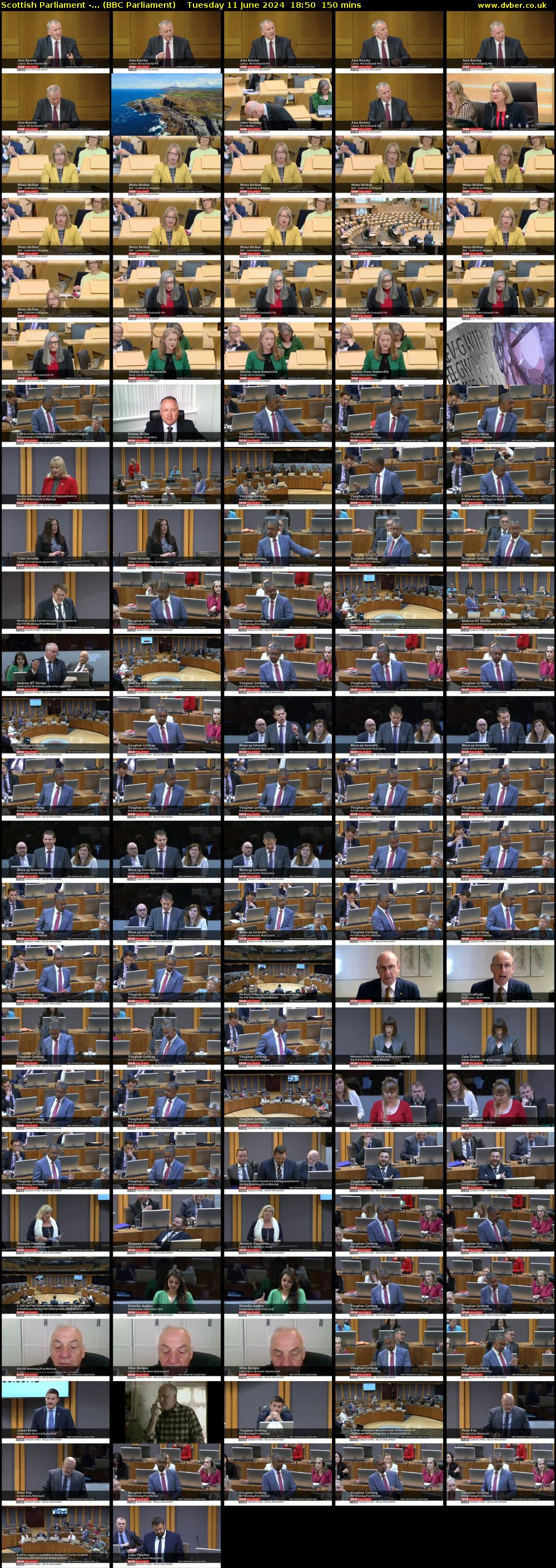 Scottish Parliament -... (BBC Parliament) Tuesday 11 June 2024 18:50 - 21:20