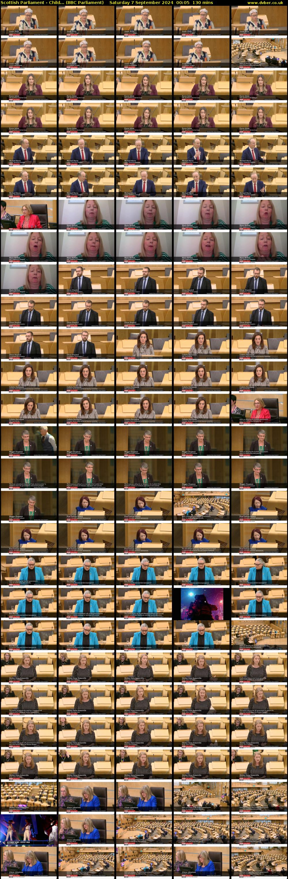 Scottish Parliament - Child... (BBC Parliament) Saturday 7 September 2024 00:05 - 02:15