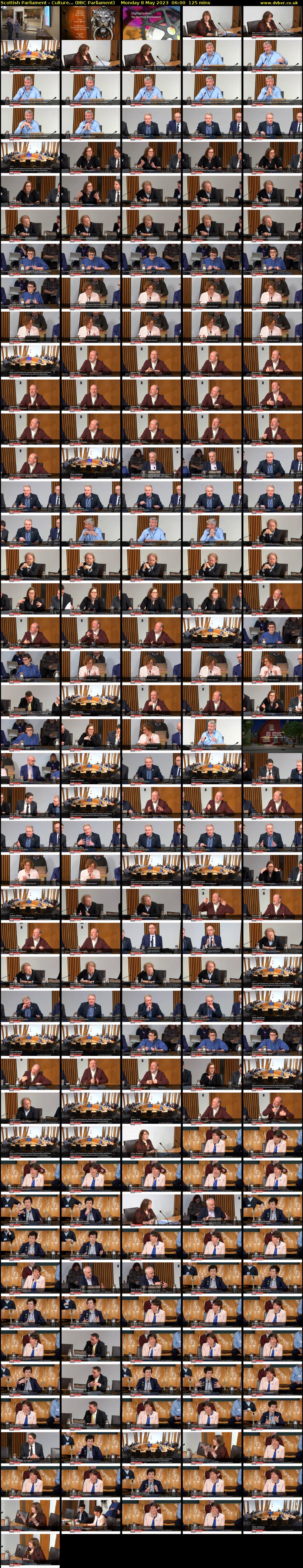 Scottish Parliament - Culture... (BBC Parliament) Monday 8 May 2023 06:00 - 08:05