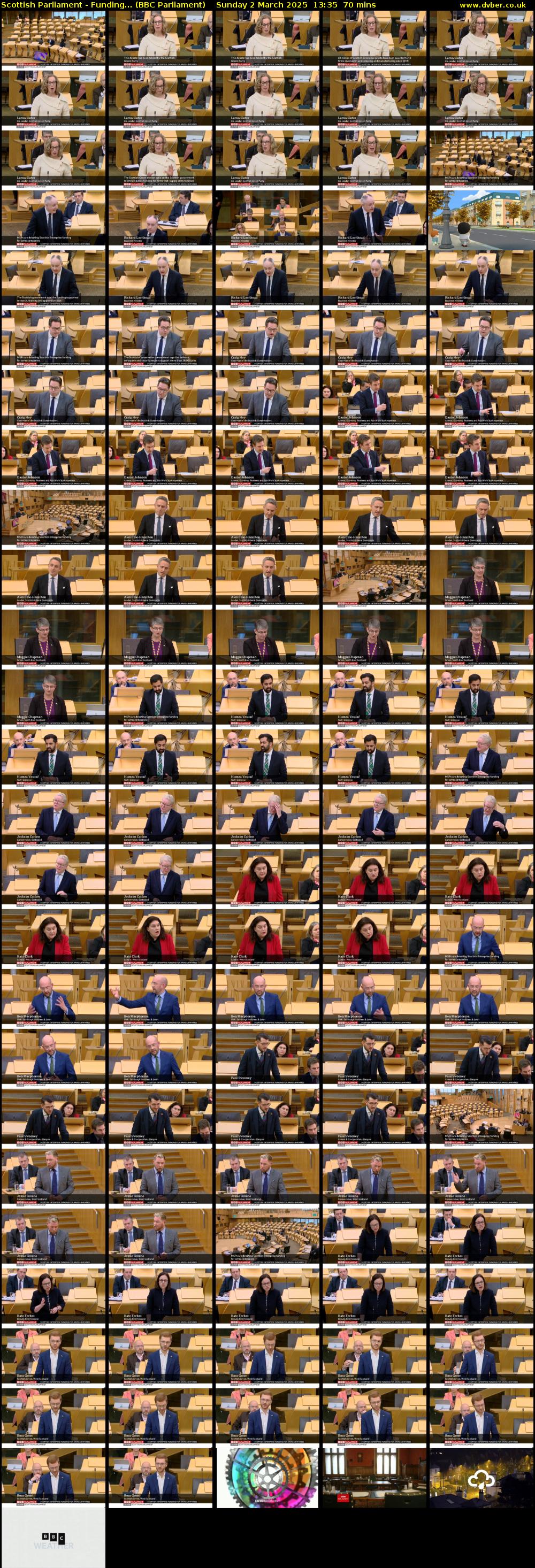 Scottish Parliament - Funding... (BBC Parliament) Sunday 2 March 2025 13:35 - 14:45