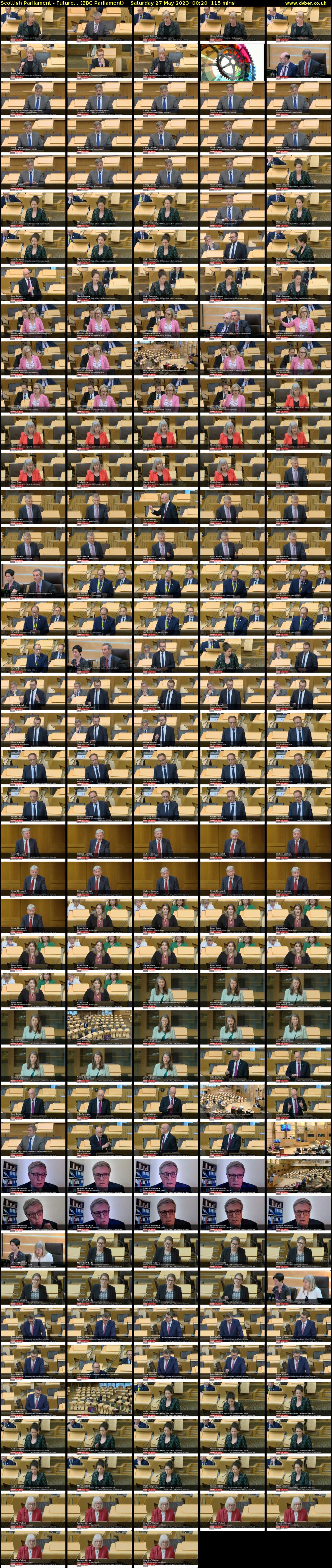 Scottish Parliament - Future... (BBC Parliament) Saturday 27 May 2023 00:20 - 02:15