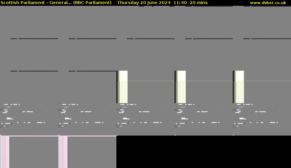 Scottish Parliament - General... (BBC Parliament) Thursday 20 June 2024 11:40 - 12:00