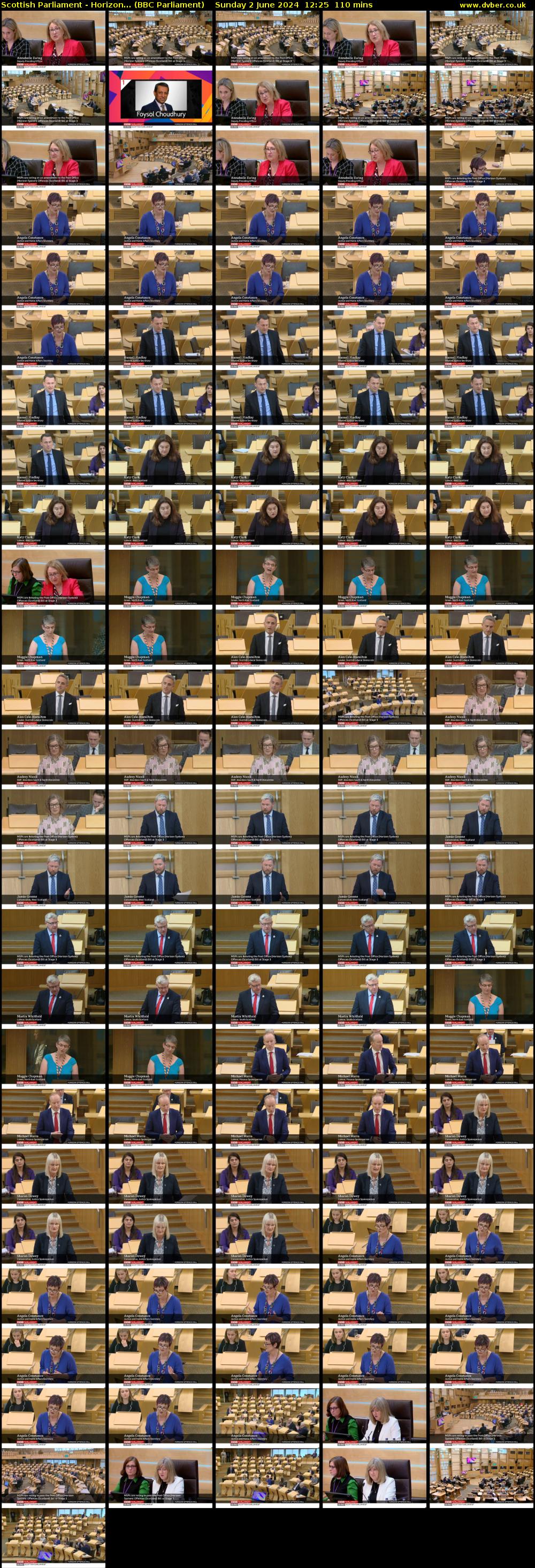 Scottish Parliament - Horizon... (BBC Parliament) Sunday 2 June 2024 12:25 - 14:15