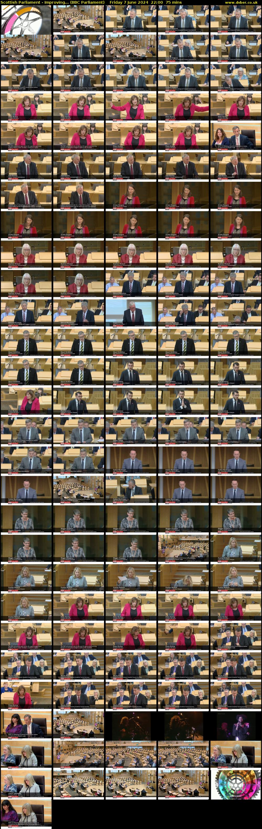 Scottish Parliament - Improving... (BBC Parliament) Friday 7 June 2024 22:00 - 23:15