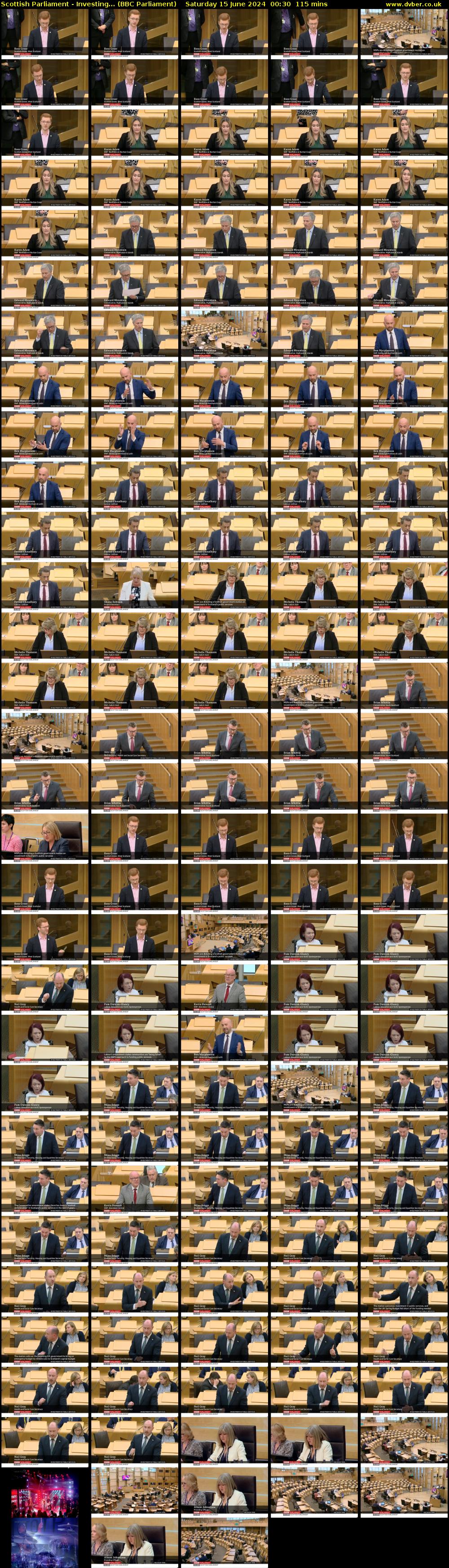 Scottish Parliament - Investing... (BBC Parliament) Saturday 15 June 2024 00:30 - 02:25