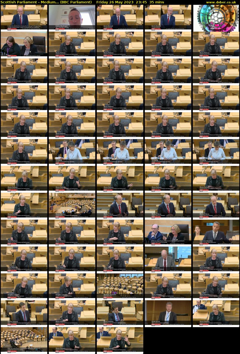 Scottish Parliament - Medium... (BBC Parliament) Friday 26 May 2023 23:45 - 00:20