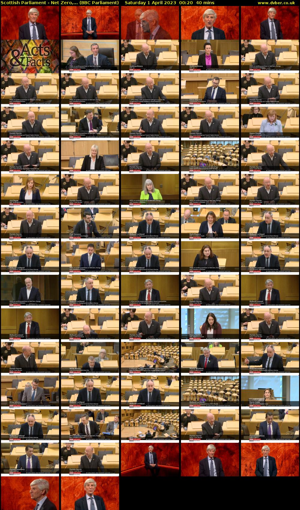 Scottish Parliament - Net Zero,... (BBC Parliament) Saturday 1 April 2023 00:20 - 01:00
