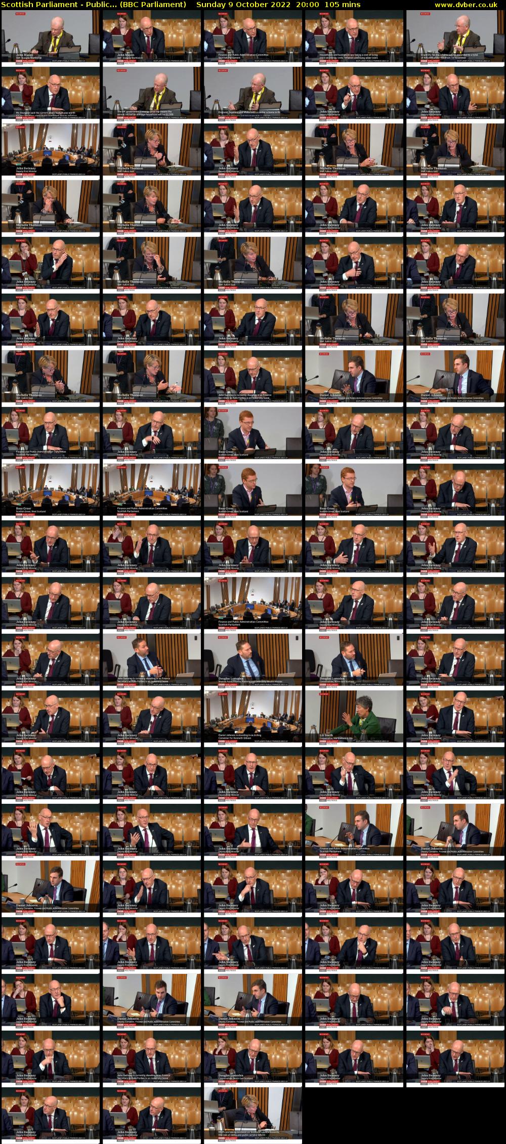 Scottish Parliament - Public... (BBC Parliament) Sunday 9 October 2022 20:00 - 21:45