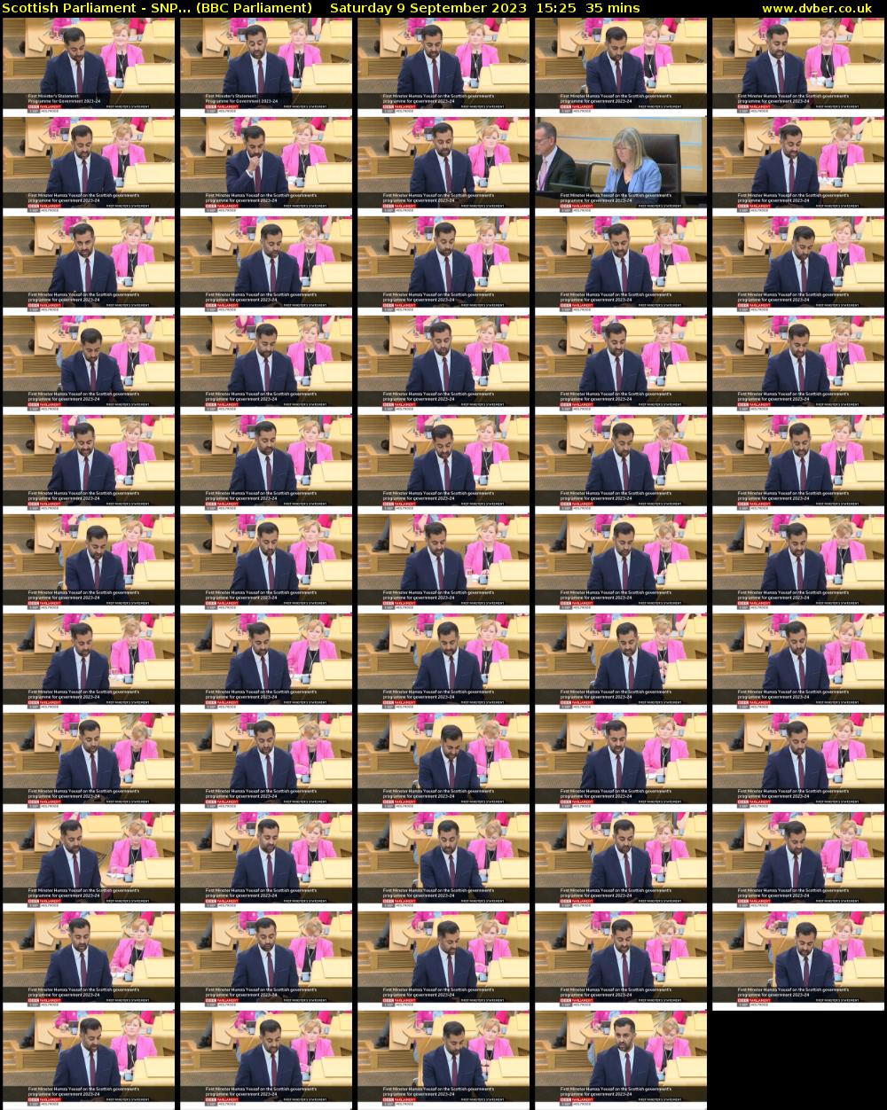 Scottish Parliament - SNP... (BBC Parliament) Saturday 9 September 2023 15:25 - 16:00