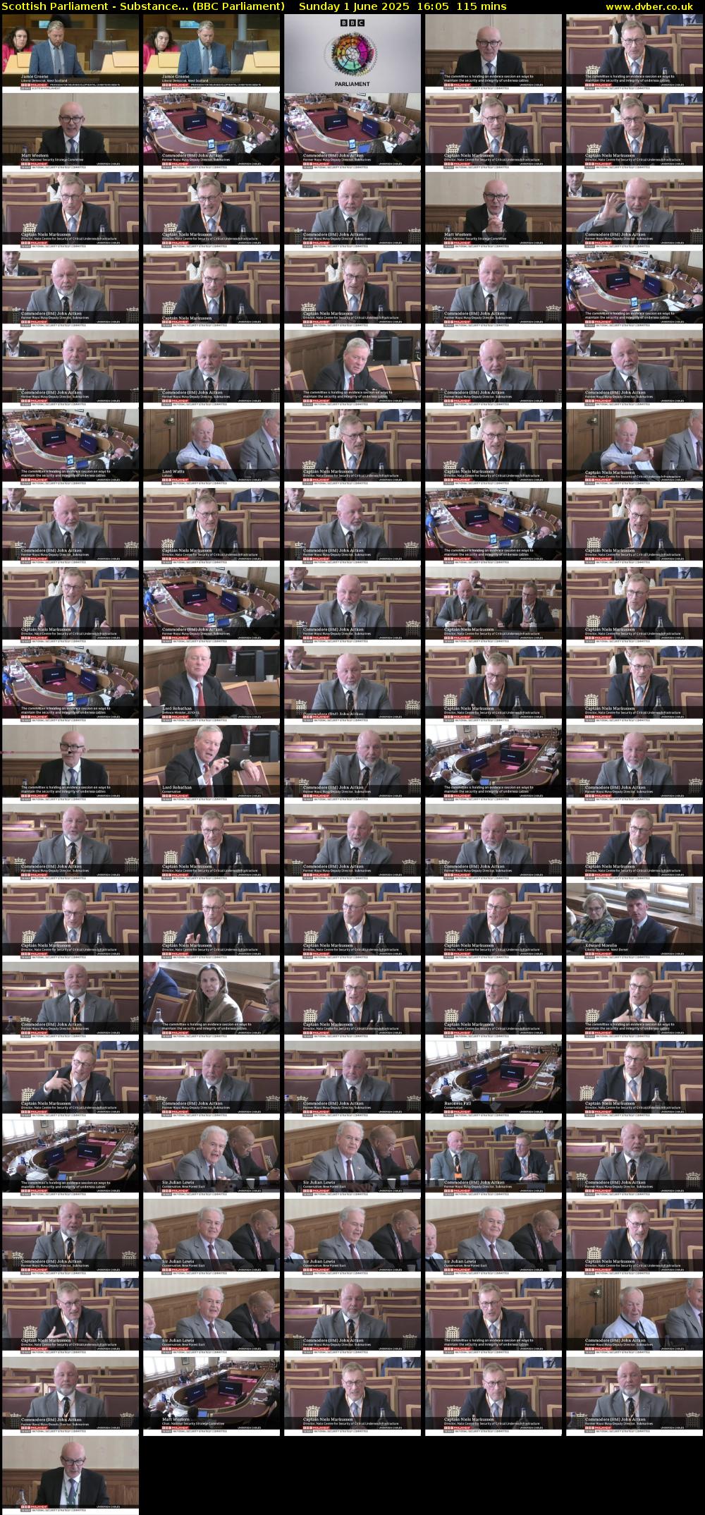Scottish Parliament - Substance... (BBC Parliament) Sunday 1 June 2025 16:05 - 18:00