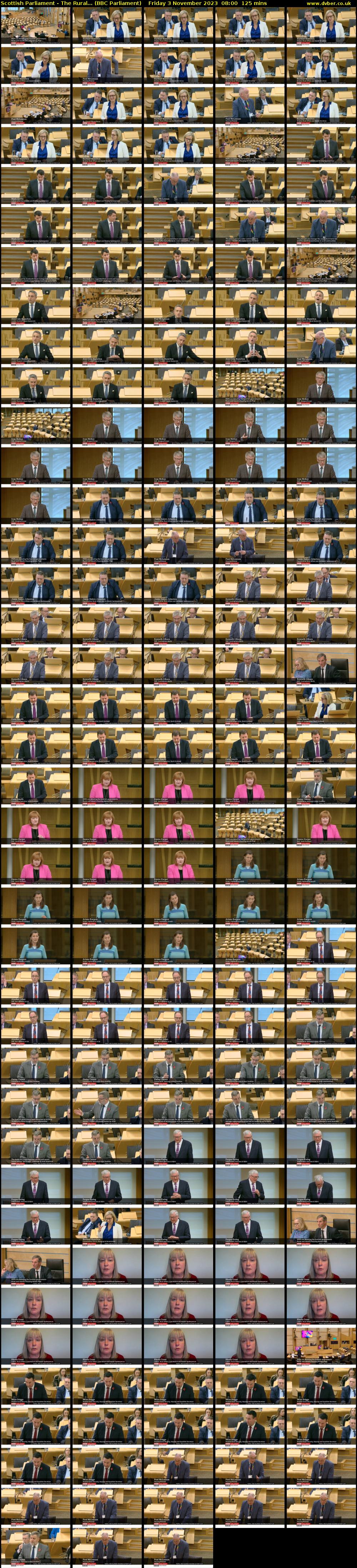 Scottish Parliament - The Rural... (BBC Parliament) Friday 3 November 2023 08:00 - 10:05