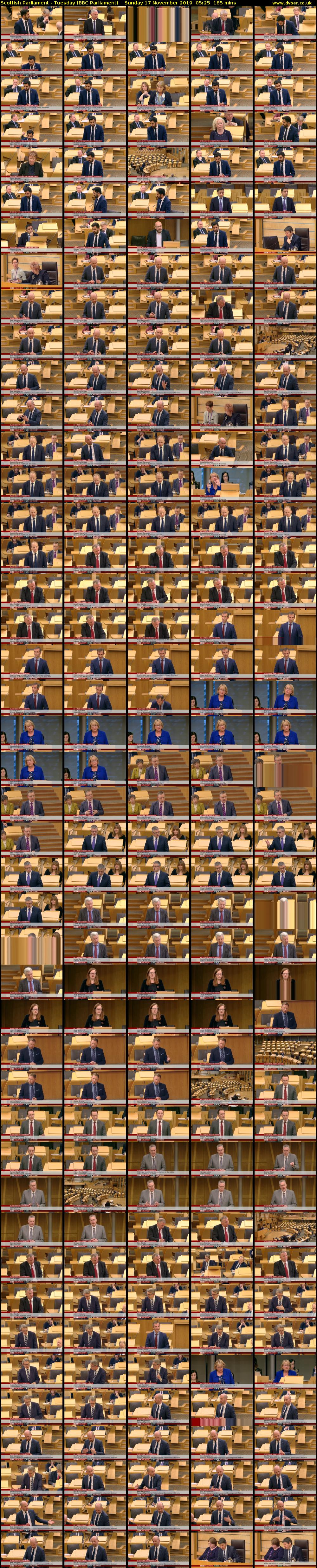 Scottish Parliament - Tuesday (BBC Parliament) Sunday 17 November 2019 05:25 - 08:30