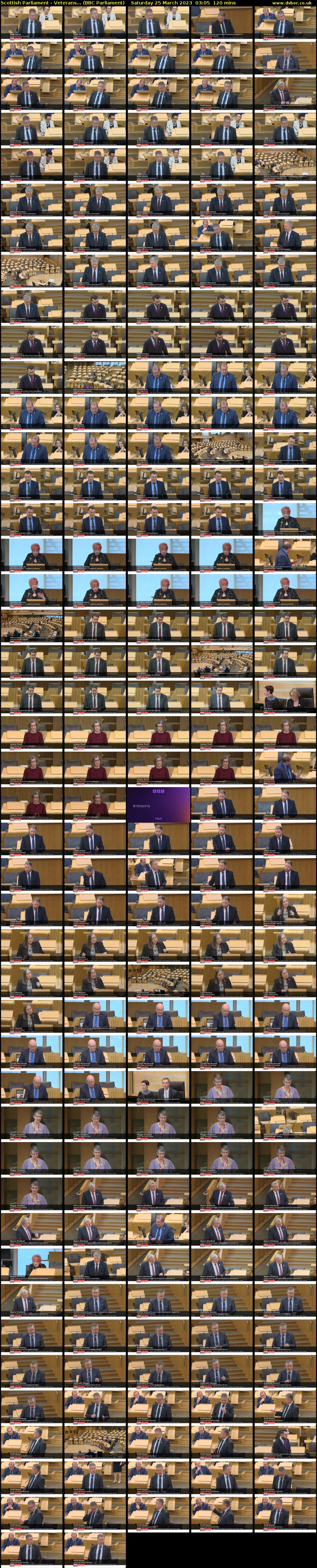 Scottish Parliament - Veterans... (BBC Parliament) Saturday 25 March 2023 03:05 - 05:05