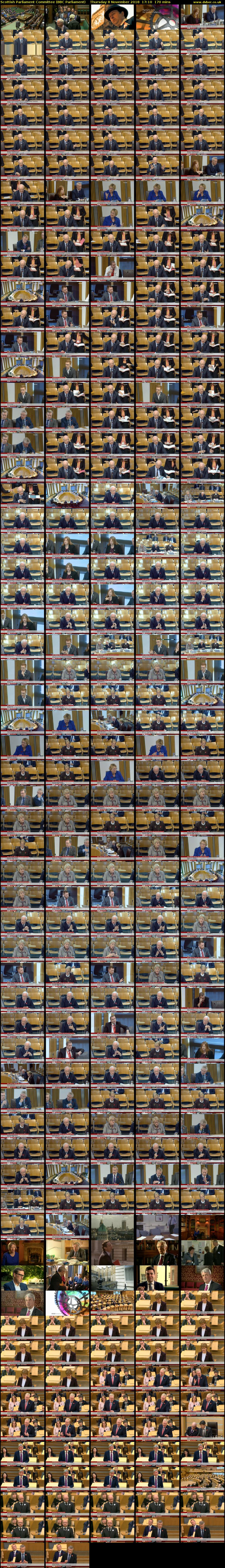Scottish Parliament Committee (BBC Parliament) Thursday 8 November 2018 17:10 - 20:00