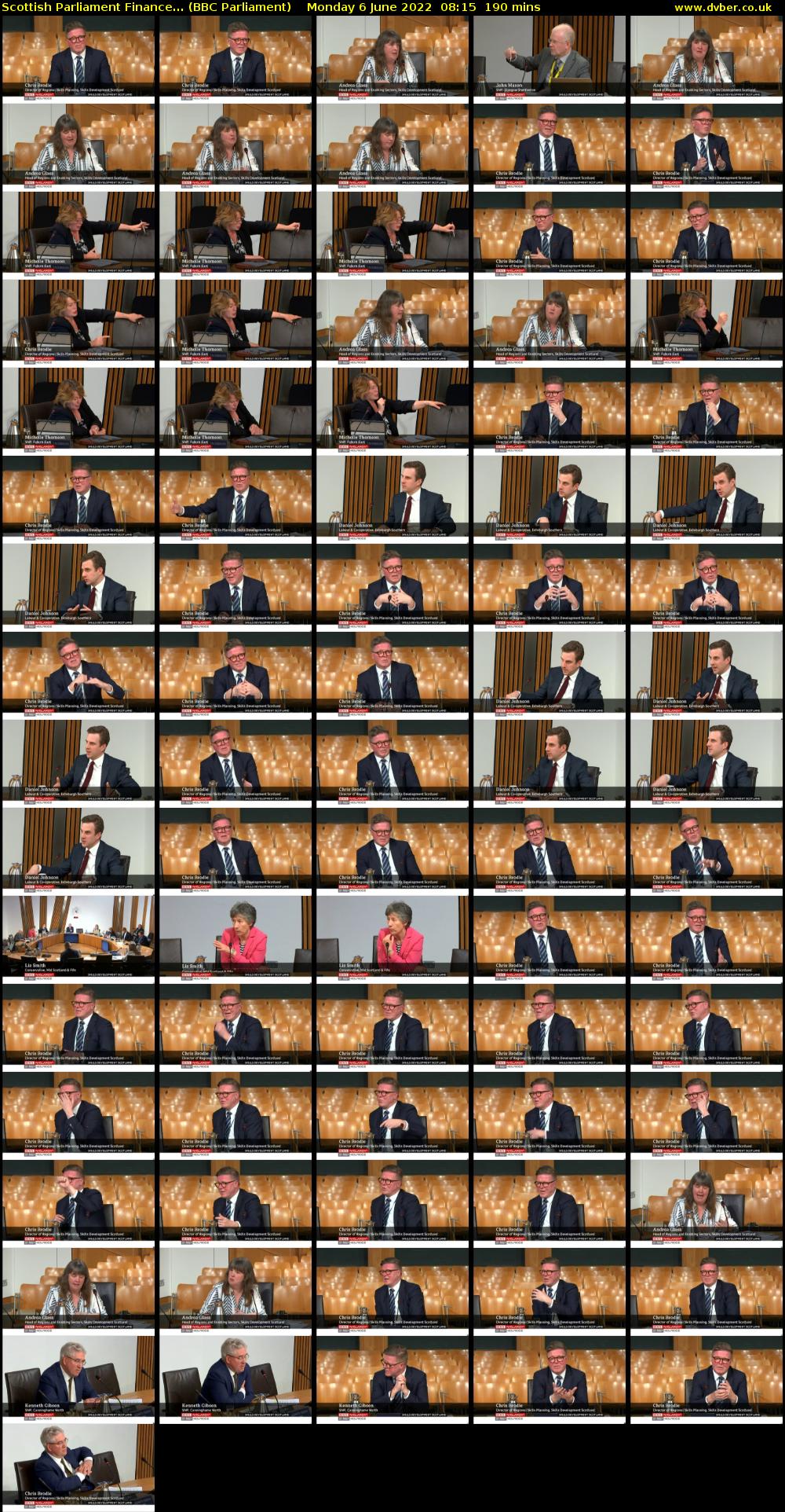 Scottish Parliament Finance... (BBC Parliament) Monday 6 June 2022 08:15 - 11:25