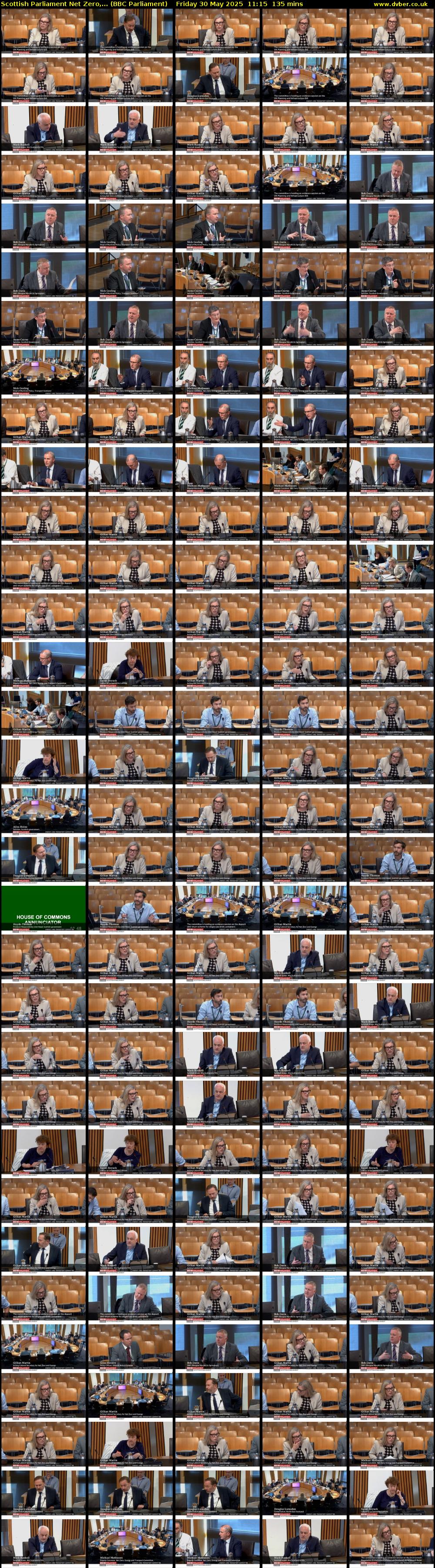Scottish Parliament Net Zero,... (BBC Parliament) Friday 30 May 2025 11:15 - 13:30