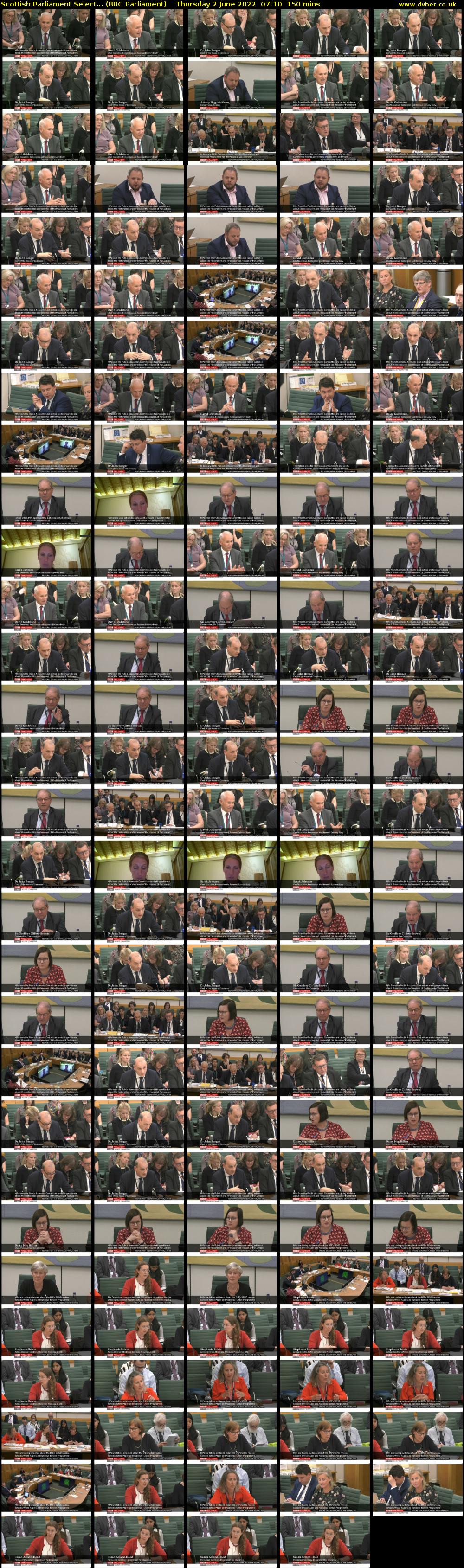 Scottish Parliament Select... (BBC Parliament) Thursday 2 June 2022 07:10 - 09:40