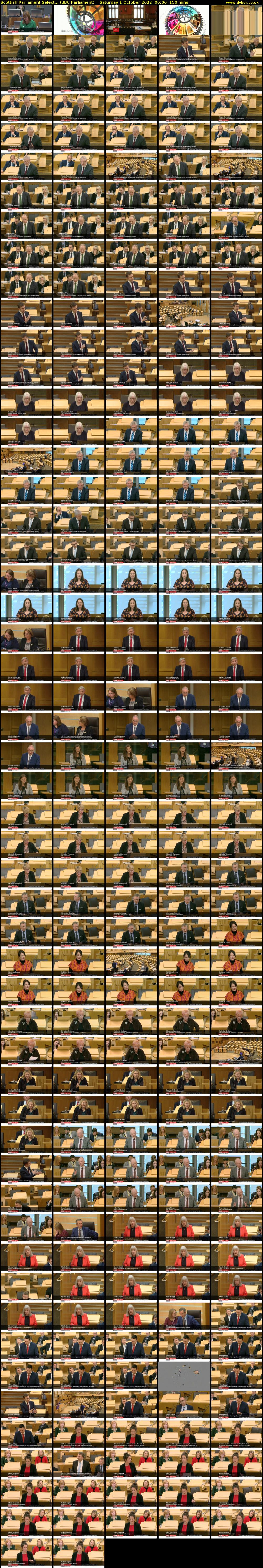Scottish Parliament Select... (BBC Parliament) Saturday 1 October 2022 06:00 - 08:30