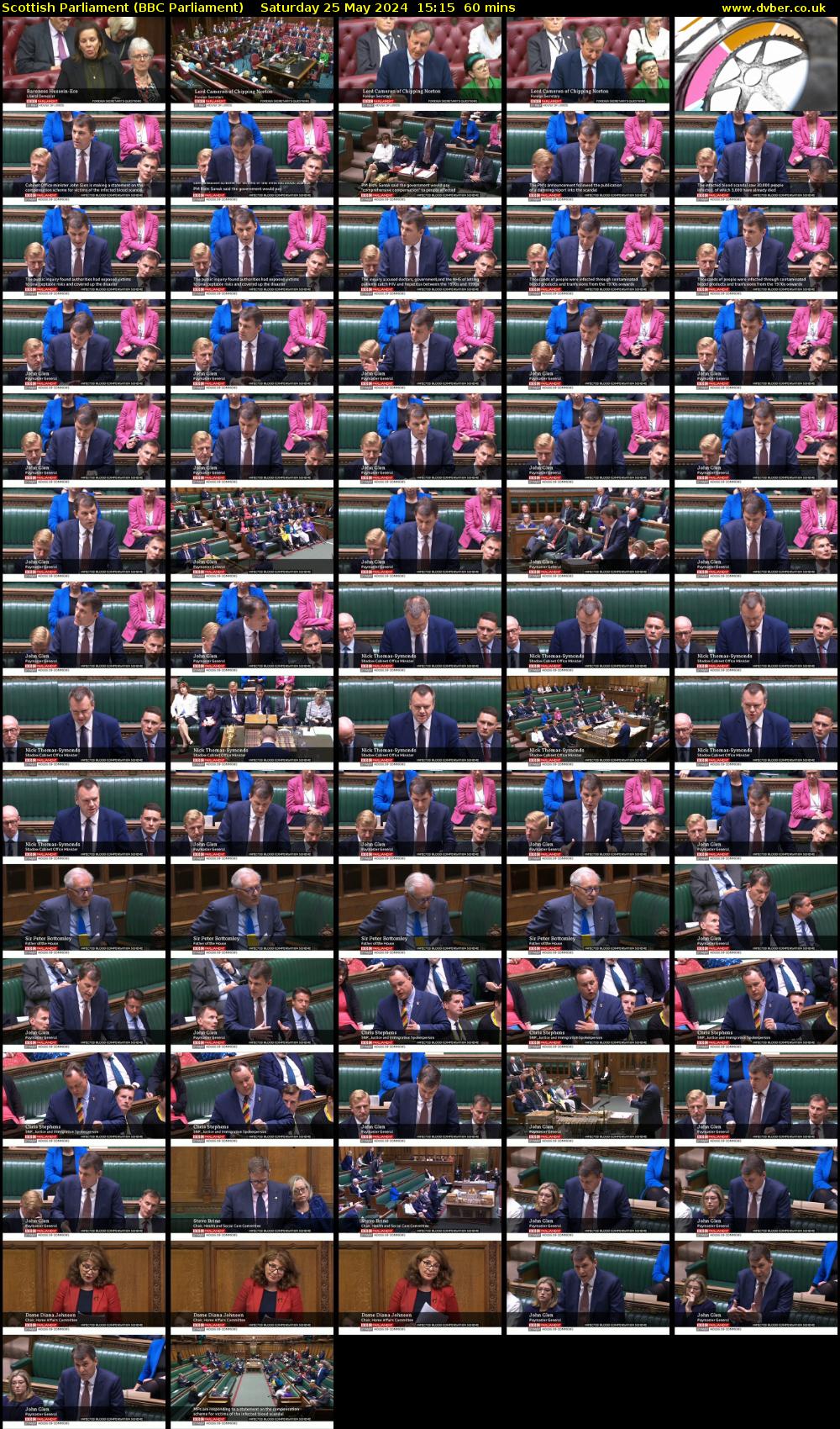 Scottish Parliament (BBC Parliament) Saturday 25 May 2024 15:15 - 16:15