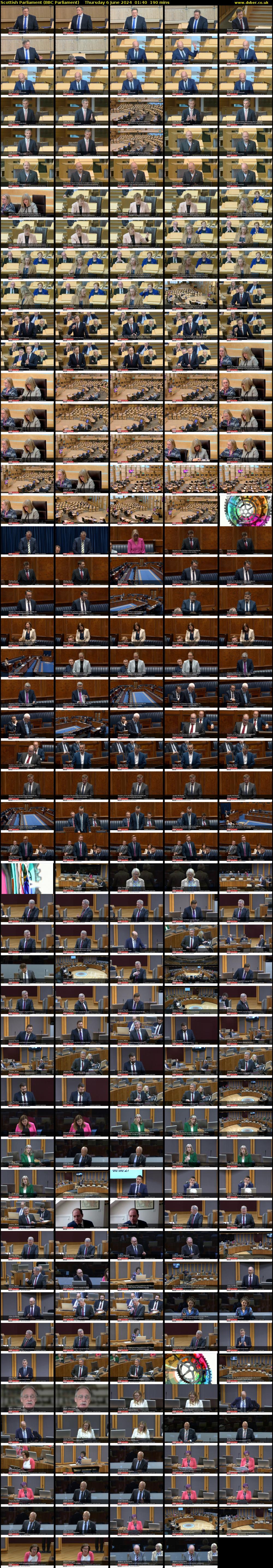 Scottish Parliament (BBC Parliament) Thursday 6 June 2024 01:40 - 04:50