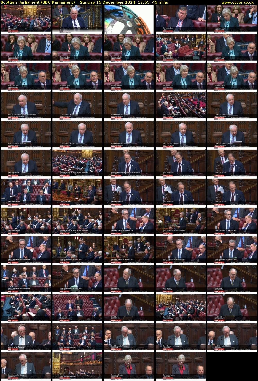 Scottish Parliament (BBC Parliament) Sunday 15 December 2024 12:55 - 13:40