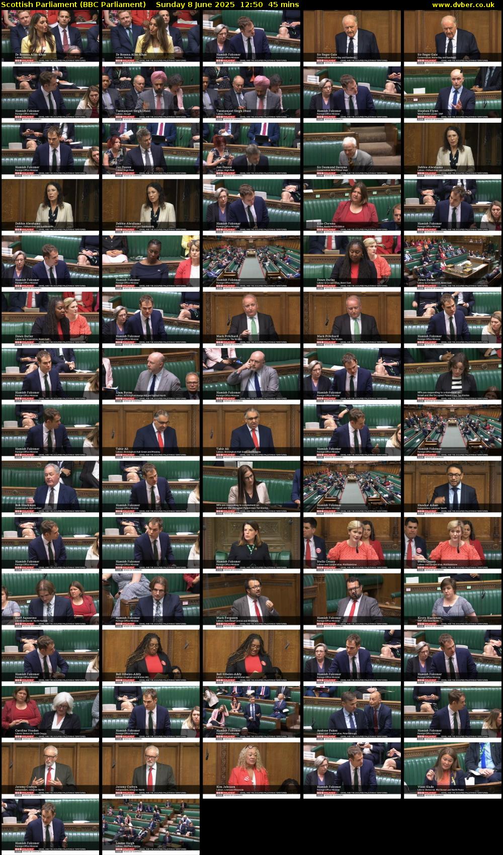 Scottish Parliament (BBC Parliament) Sunday 8 June 2025 12:50 - 13:35