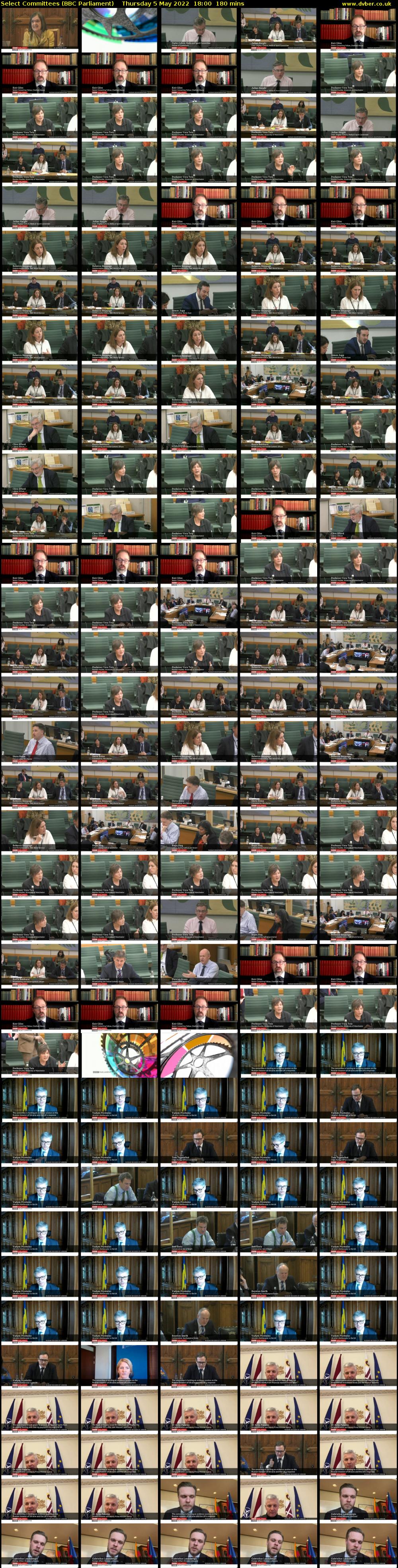 Select Committees (BBC Parliament) Thursday 5 May 2022 18:00 - 21:00