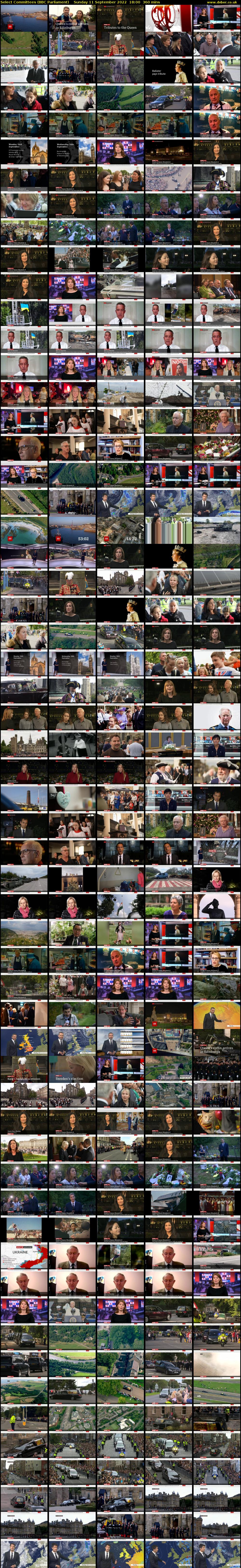 Select Committees (BBC Parliament) Sunday 11 September 2022 18:00 - 00:00